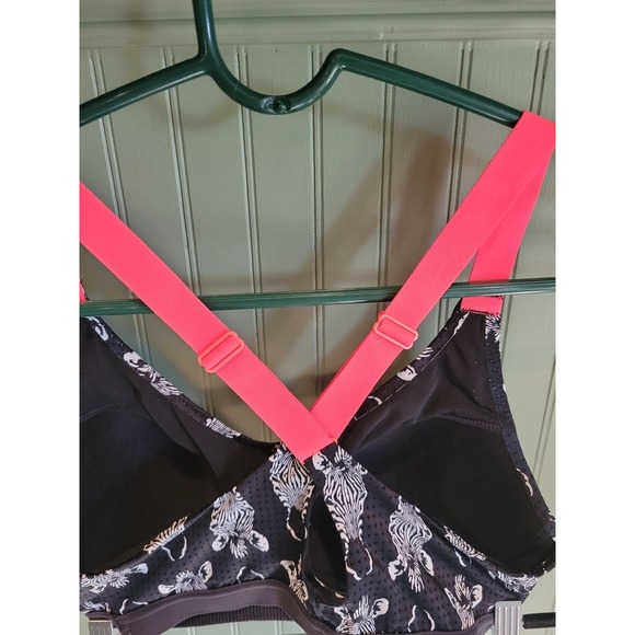 Victorias Secert Sports Bra Adjustable Straps Zebra Print Womens Size 34D - Picture 3 of 6